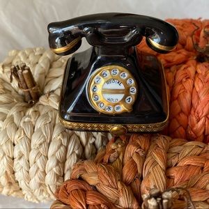 Telephone Peint Main Limoge